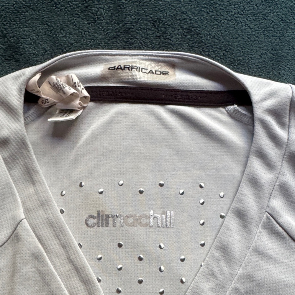 Adidas Men's White Graphic Jersey - Picture 5 of 8